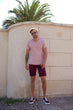 Bordeaux Men's Shorts - Chino Smart - Casual