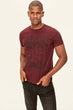 Bordeaux Men Men Slim Fit Printed T-shirts