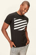 Men Printed Black Men's Slim Fit T-shirt