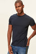 Navy Blue Men's T-Shirt - Short Sleeve Neck Cotton