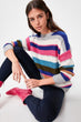Color Block Sweater Pullover