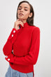 Handle Button Knitwear Sweater