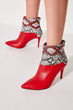 Red Women Boots