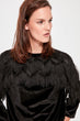 Tassels Velvet Knitted Bluz