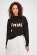 Black Knitwear Sweater