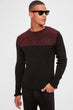 Black New Men 'S Bike Collar Sweater New