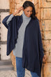 Women Navy Blue Shawl