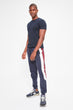 Navy Blue Men 'S Waist and Elasticized Pockets New Sweatpants
