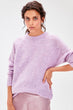 Lilac Bike Collar Sweater Sweater