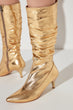 Metallic Women Boot