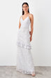 Flywheel Detailed Lace Evening Dress