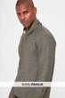 Men Funnel Collar Long Sleeve Textured New Sweatshirt