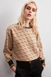 Printed Knitted Sweatshirt