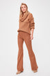 Suede Spanish Bell-Bottomed Pants