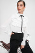 Ruffle Detail Bluz