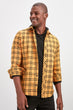 Male Slim Fit Lumberjack Plaid Shirt New
