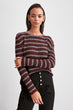 Striped Knitwear Sweater