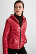 Hooded Zipper Closure Inflatable Coat
