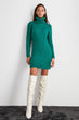 Mesh Detailed Sweater Dress