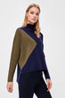 Color Block Sweater Pullover