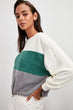 Trendyol With Color Block Knitted Sweatshirt TWOAW20SW0655