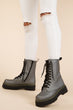 Platinum Matte Female Boots