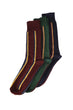 Male Striped 3'lü New Socks