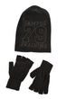 Male Printed Beanie and Gloves Suit