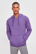 Purple Men 'S Hooded Kangaroo Pocket Long Sleeve New Sweatshirt