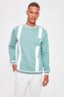 Mint Male Bike Collar Printed Sweatshirts