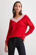 Collar Detailed Knitwear Sweater