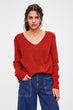 Tile V-Neck Basic Sweater