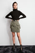 Side Pocket Detail Skirt