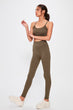 Khaki Seamless Sports Leggings
