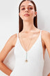 Sea -Shelled Broken Stone Detail Necklace