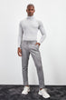 Male Waist Fitted Slim Fit Knitted Pants New