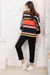 Women Multi Stripe Bilateral Suit