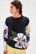 Trendyol Navy Blue Jacquard Knitwear Sweater TWOAW20KZ0039