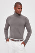 Male Long-Sleeve Turtleneck New Knitted Sweater