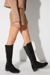 Suede Women Boots