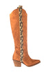 Snake Detailed Woman Boots