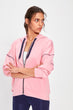 Pink Hooded Sports Jacket