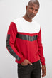 Male Bicycle Lapel Paneled Sweatshirts New
