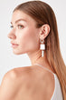 Stone Dangle Bijouterie Earrings