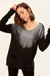WOMEN-Black Leaf Sweater Sweater