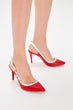 Red Women 'S Heels Shoes