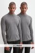 Male 2'li Package Half Turtleneck T-Shirts