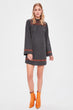 Anthracite Embroidered Dress