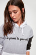 With Color Block Knitted Sweatshirt