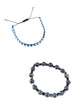 Men Natural Stone and Rope Bijouterie Bracelet
